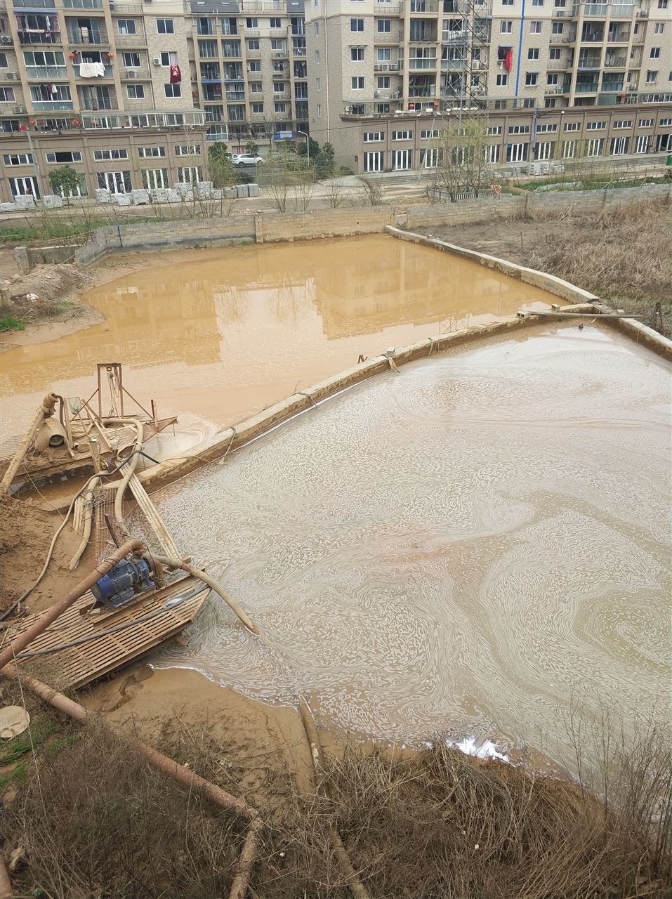 精河沉淀池淤泥清理-厂区废水池淤泥清淤