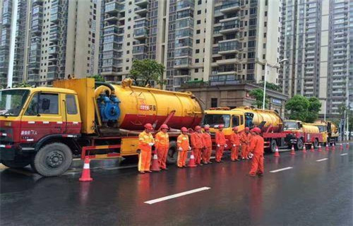 精河市政管道清淤